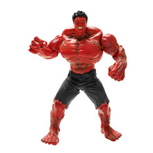 (Red) Avengers Articular Hulk Mobility Action Figure Model Doll Toy Gift Material Pvc