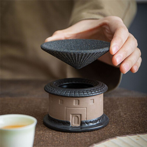 Tea Strainers Infusers with No-Hole Filter Ceramic  Tea Pet Coffee Dripper Filter for Design Lovers 1