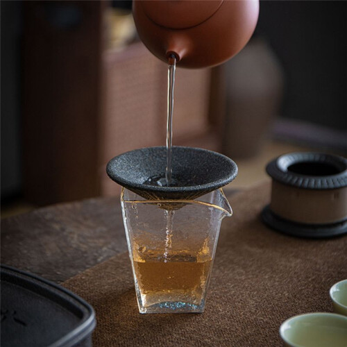 Tea Strainers Infusers with No-Hole Filter Ceramic  Tea Pet Coffee Dripper Filter for Design Lovers 2