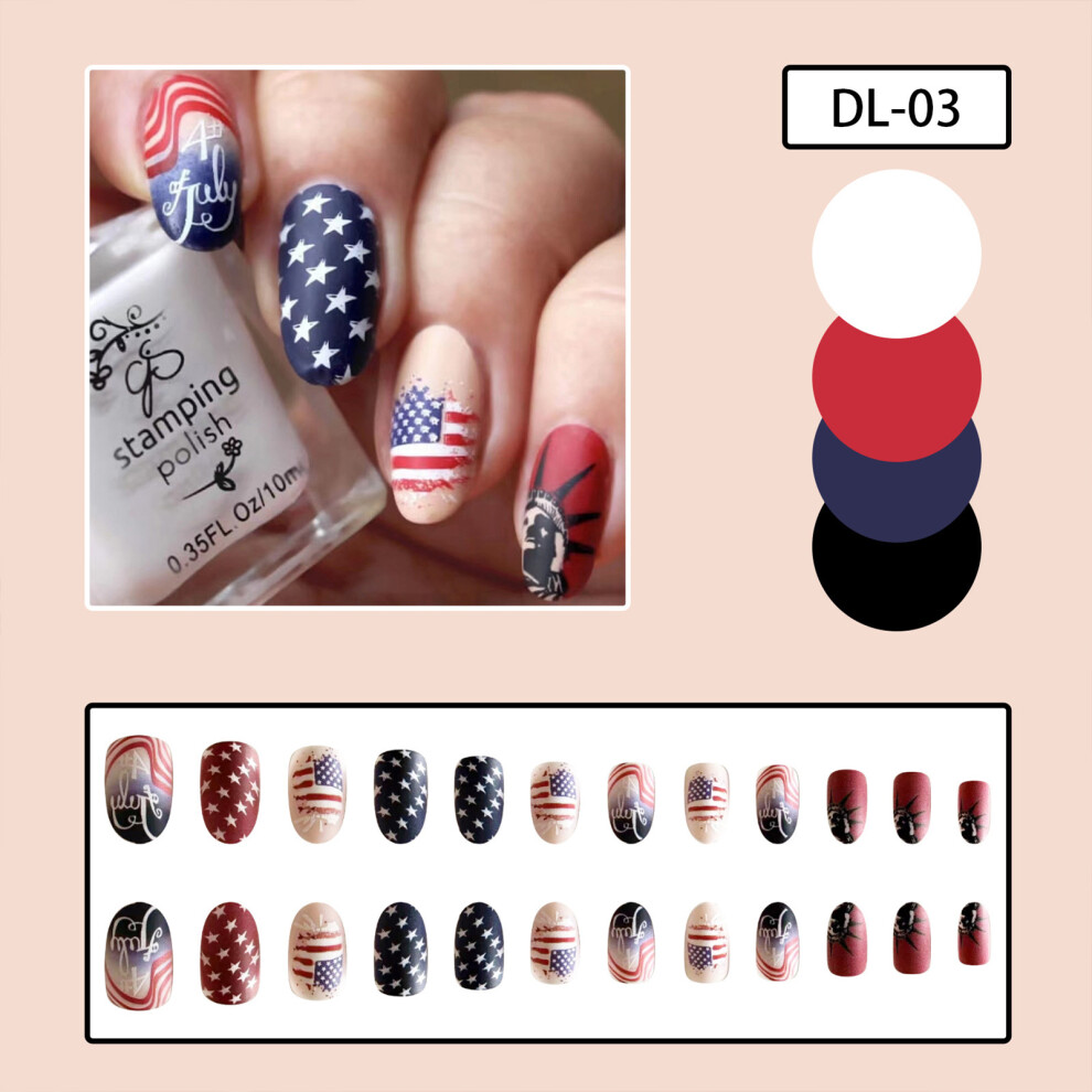 Dachuang Beauty Usa Nails - Statue Of Liberty Design For Manicure