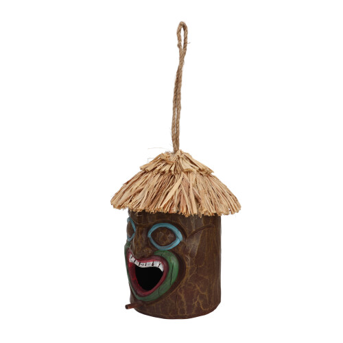 Hangend vogelhuisje van hars, 20x12 cm 1