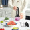 Cordless Food Processor Electric VegetableChopper for Food Kitchen,Mincing Pureeing Onion Garlic Chili A 3
