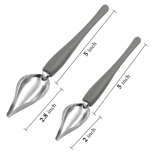 Culinary Precision Drawing Decorating Spoon Set,Professional DIY Chocolate Spoon Filter Spoons Large Pencil Spoons 8Pack 2