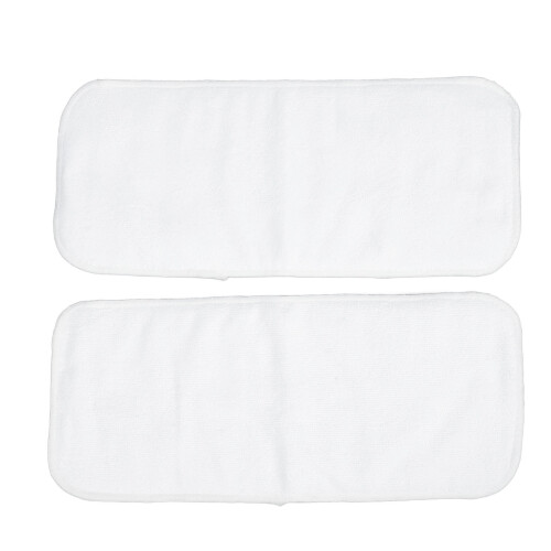 2pcs Cloth Diaper Inserts 17x41cm Microfiber Reusable Nappy Liners 2