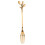 Tableware Gold Leaf Coffee Spoon Fork,8 Pack(4 Spoons 4 Forks) Little Demitasse Espresso Spoon 8