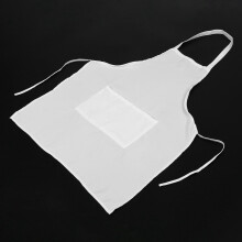 2X 73 X 58 Cm Grembiule Cucina Ristorante Casa Cucina (Bianco)
