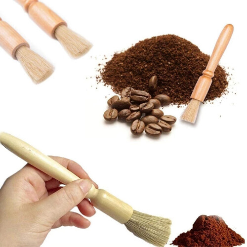 2X Coffee Machine Cleaning Set Coffee Grinder Brush Coffee Machine Group  Cleaning Brush with Coffee Machine Filter 1