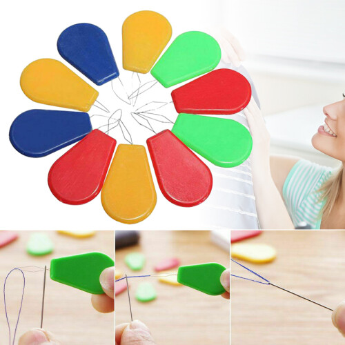 10PCS Gourd Plastic Needle Threaders for Sewing DIY