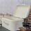 2X Vintage Bread Box Cupboard Iron Snack Box Desktop Finishing Dust-Proof Storage Box Storage Bin White 2