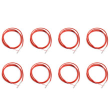 8X 2 Wire PT1000 Temperature Sensor Thermistor Silicone Gel Coated 1.5Meters Probe 45mm x 5mm -50-180 Centigrade RTDs