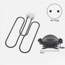 2X 66631 / 65620 Electric Grill Replacement Parts Heating Elements 2200W for Q140 / Q1400 EU Plug