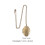 2St Oval Vintage Herdenkingshanger Ketting Met Bloem Versiering 3