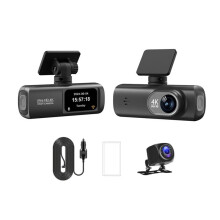 V22 Driving Recorder HD 4K Front & Rear Dual Recording Mobile Phone Interconnection Driving Track Vehicle Recorder A