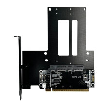 512Gbps PCIe 5.0 X16 to 4C+ Riser Card 4C+ Expansion Testing Protection Adapter Card EDSFF Server GEN5 16x Extender