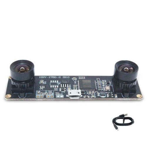 100 Degree Camera Module OV9732 1MP 2.1mm Dual Camera Module Manual Focus for WinXP/7/8/10 Linux/Android