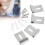 Wall Mount Mirror Hanger Clip Kit - Frameless 1