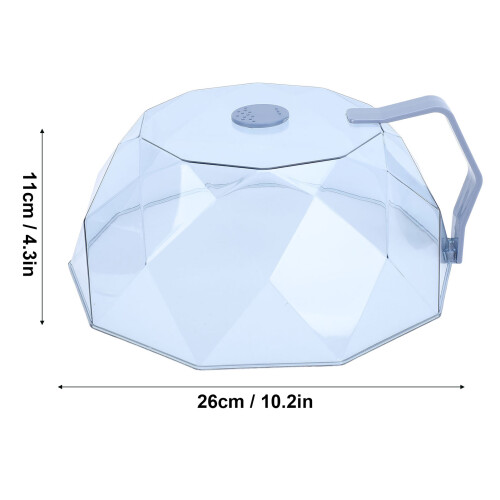 Blu 26x11 cm Coperchio anti-schizzi per microonde ABS/PC 1