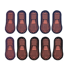 Cushioned Anti Slip Socks For Men Women Kids Non Slip Design With Rubber Sole Breathable Cotton Stretchy Fabric Suitable For Sports Dance Hospital
