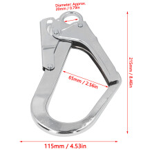 Heavy Duty Forged Rebar Snap Hook 22KN
