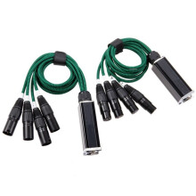 1 Paire 4 Canaux 3 Broches XLR/DMX Vers Ethercon RJ45 Ethernet Extender DMX512 Extender de Signal Réseau 1 Mâle + 1 Femelle
