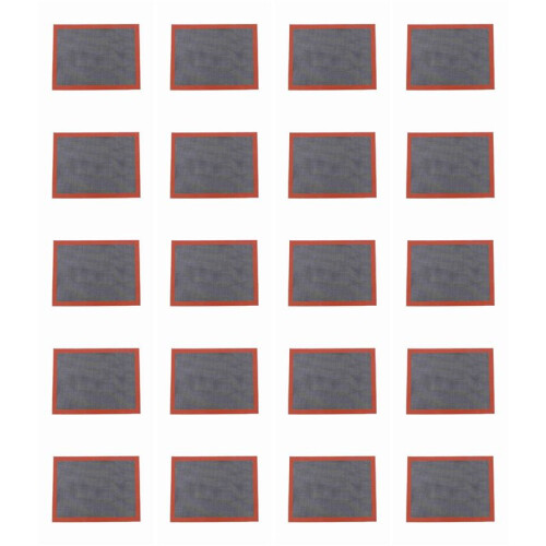 20X Perforated Silicone Baking Mat Non-Stick Baking Oven Sheet Liner for Cookie /Bread/ Macaroon/Biscuits Kitchen Tools