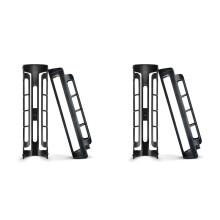 4pcs Coffee Pod Holder Side Mount for K Cup Pods Dispenser for Single-Serve Coffee Makers Black