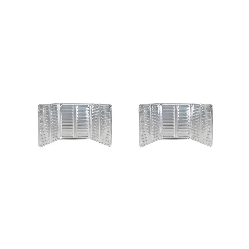 2X Kitchen Cooking Frying Oil Screen Cover Anti Splatter Shield Guard Aluminium Foil Scald Proof Board,A 6033402132332