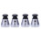 Pentola un Pressione Relief Jigger Valve1,5 Pollici Ad Alta 4 Pezzi Nero 1