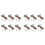 12X for Kenlin Rite-Trak II Replacement-Drawer Rail Kit Part 168 for with Metal Back and Drawer Stops with Rollers 1