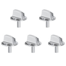 5 PCS Upgrade 5304525746 Long Stem Stove Knobs Replacements, Compatible with Gas Stove Range Oven Knobs