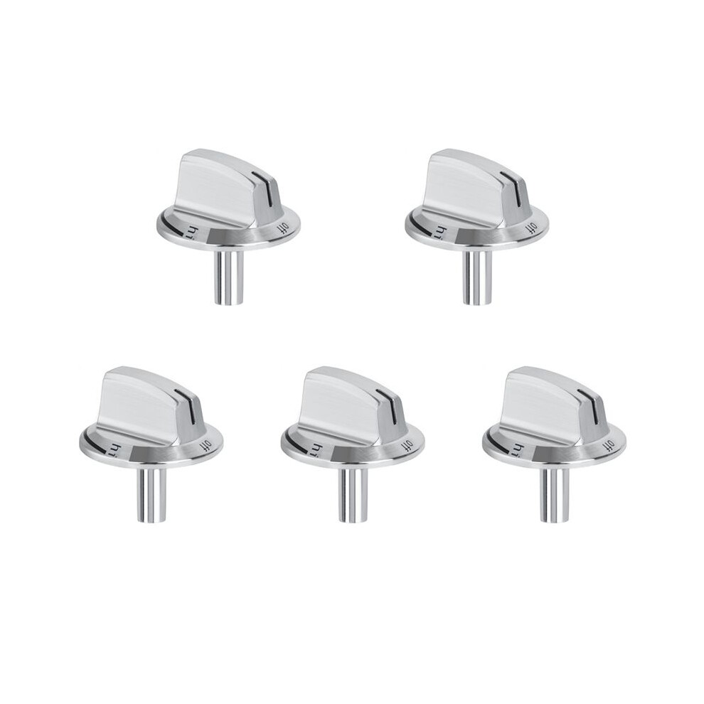 5 Pcs Upgrade 5304525746 Long Stem Stove Knobs Replacements, Compatible With Gas Stove Range Oven Knobs 4713600365689