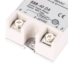 40DA 40A SSR 1-Phase DC-AC AC24-380V Kunststoffgehäuse