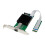 Server Network Card M.2 B+M KEY 8-Channel Single-Port 10GbE SFP Ethernet NIC Network Card for Win10 FreeBSD Linux System 2