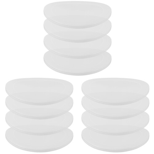 12Pcs Clear Flexible Can Lids Replacement for Bowls Drinks 2
