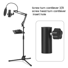 Bracket Conversion Accessories Microphone Stand Extension Tube for Desk Stand Tube Adapter Without 1/4 Screw