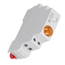 Indicatore luminoso LED per quadro di distribuzione 230V AC/DC Segnale a binario circuito