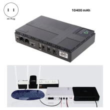 Uninterruptible Power Supply Charger 10400Mah for Optical Cats Monitors AC85-265V 5V/9V/12V US PLUG 10400 MAh