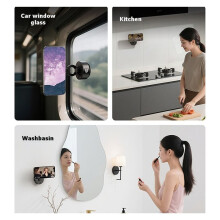 Ulanzi SK-22 Clip- Electric Suction Cup MagMount Phone Mount, Wall Window Vehicle Dashboard Windshield Bracket Stand Holder