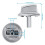 3 PCS Upgrade 5304525746 Long Stem Stove Knobs Replacements, Compatible with Gas Stove Range Oven Knobs 6