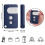 3pcs Garage Door Remote 433.92mhz,3-Button Opener Control Compatible with Multiple Models 6