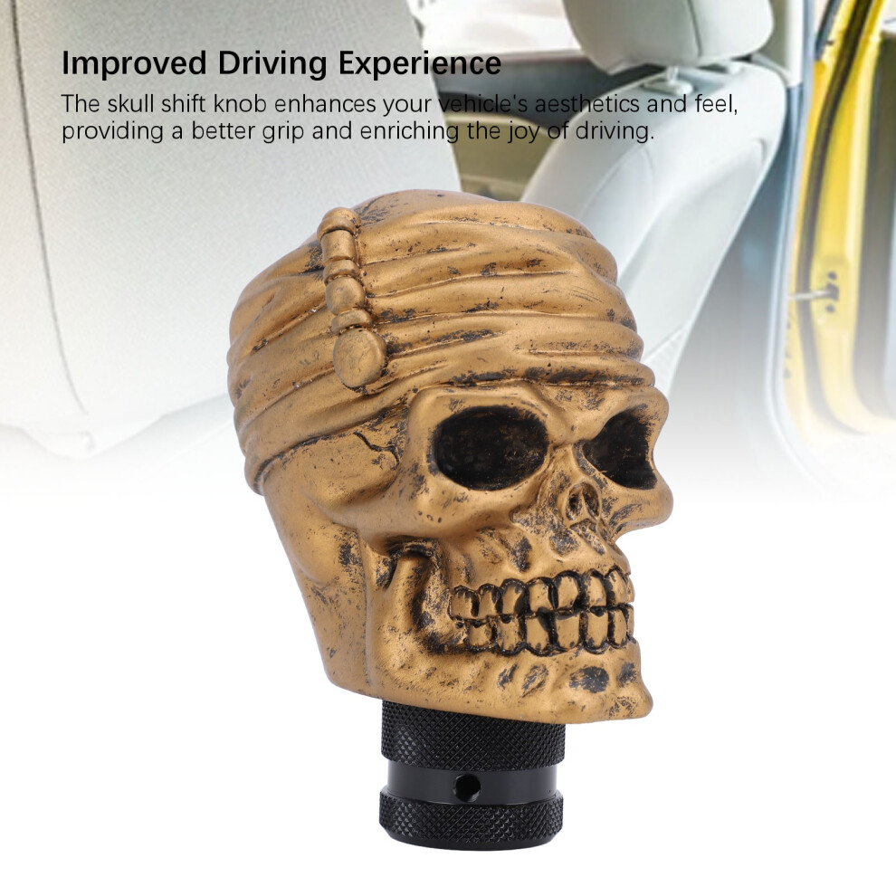 Resin Skull Gear Knob 3 Sizes Bronze 7055741278044