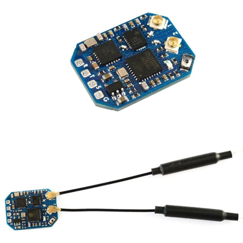 LRS ELRS 2.4GHz ELRS-R24-D  Receiver for Micro  Freestyle Long Range Racing Drones Microplastic ELRS 2