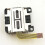 White 3D Rocker Joystick for  PSP GO Console 3D Rocker Analog for PSP Go Controller 5