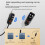 UHF Wireless Microphone  Wearing Headset Digital Display Mic Headset Little Bee Loudspeaker Teaching Microphone 1