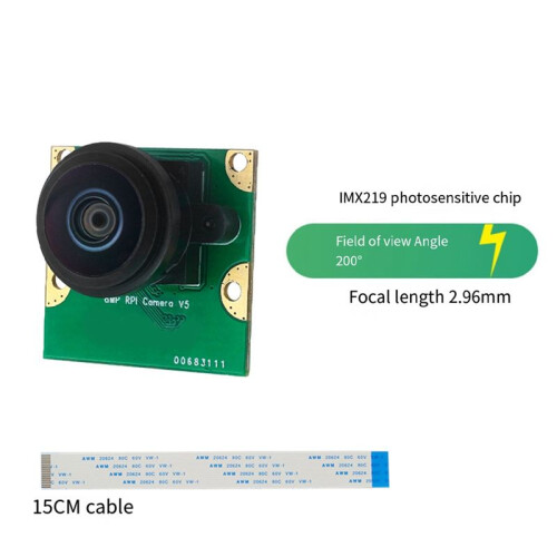 Camera  Module for Raspberry Pi 5 8MP Camera  MIPI CSI Interface IMX219 Chip Camera  Camera Module,C 2