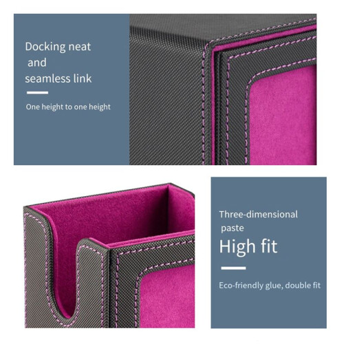 Card Storage Box for Trading Cards, Card Deck Box with Display Window Card Deck Case 2