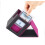Card Storage Box for Trading Cards, Card Deck Box with Display Window Card Deck Case Red 7