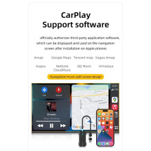 USB/Type C 2 in 1 Wireless CarPlay Adapter Wired to Wireless Carplay Box for USB/Type C Dongle