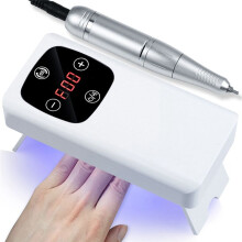 Nail Lamp V3 Grinder 2-In-1 45000 High Speed Nail Polisher Nail Salon Nail Baking Lamp