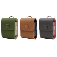 Bag Rangefinder Instrument Shockproof Waterproof Diastimeter PU Leather Case Portable Waistbag Grey